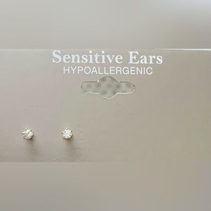 MIXIT Hypoallergenic Cubic Zirconia Stud Earrings